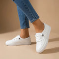 Women's Lightweight Minimalist Lace-Up Trainers | Supportive Everyday Sneakers