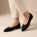 Women's Breathable Knit Loafers | Elegant Slip-On Shoes with Chain Detail