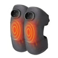 Masseur de genou en tissu doux unisexe | Thérapie électrique ajustable par chaleur et vibration