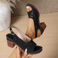 Women's Breathable Leather Sandals | Comfortable Ergonomic Summer Footwear