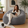 Corduroy Bean Bag Chair - Soft Lounge Seat for Living Room & Bedroom