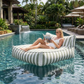 Double Bean Bag Pool Float Cover - UV Resistant Outdoor Lounge Cover