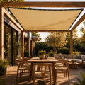 Rectangular Sun Shade Sail - HDPE Garden Shade Cloth with Reinforced Eyelets
