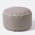 Outdoor Footrest Bean Bag Cover - Round Olefin Ottoman Cover