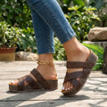 Sandales rembourrées pour femme | Soutien orthopédique élégant | Chaussures d'été légères et confortables