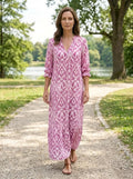 Abito lungo da donna in viscosa fluida | Elegante stile estivo rilassato