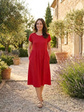 Women's Soft Cotton Summer Dress | Relaxed Fit Casual Everyday Wear