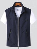 Men's Lightweight Sleeveless Utility Vest | Functional Outdoor Layering Jacket
