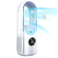 Portable Bladeless Air Cooler | Quiet Personal Evaporative Cooling Fan for Bedroom, Office & Desk