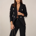 Women's Tailored Blazer Suit | Elegant Structured Two-Piece Set
