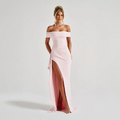 Women's Elegant Off-Shoulder Maxi Dress | Sophisticated Floor-Length Evening Gown
