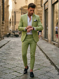 Men's Tailored Two-Piece Wedding Suit | Elegant Formal Attire