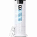 Portable Air Cooler Tower Fan with Remote, 4-in-1 Evaporative Cooler