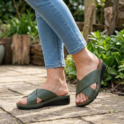Women's orthopedic adjustable sandals by LondonLaneStore featuring supportive straps and stylish design for everyday comfort.