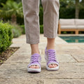 Women's Cutout Lace-Up Sandals | Stylish Comfortable Summer Footwear